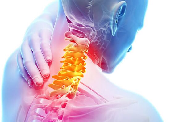 Głównymi objawami osteochondrozy są ból i dyskomfort