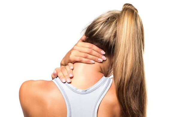 Osteochondroza kręgosłupa szyjnego objawia się bólem szyi i ramion