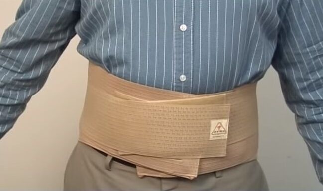 gorset na ból dolnej części pleców